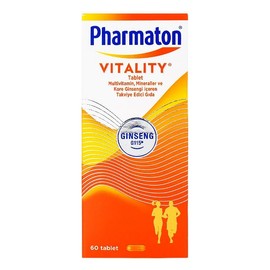 Pharmaton Vitality 60 Tablet - Ginseng G115, Multivitamin ve Mineraller