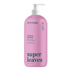 ATTITUDE Body Wash, EWG Verified, Plant- and Mineral-based Ingredients, Vegan and Cruelty-free Shower Soap, White Tea Leaves, 32 Fl Oz