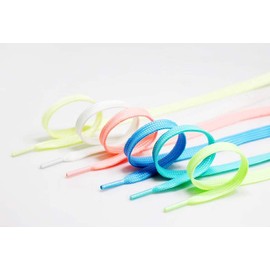 Chunney 6 Packs Luminous Shoelace Athletic Sport Flat Shoe Laces Glow In The Dark Night