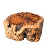THY COLLECTIBLES Natural Tree Trunk Stump Stool with Live Edge