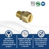 2 Pieces XFITTING 3/4" Push Fit x 1/2" Male Adapter