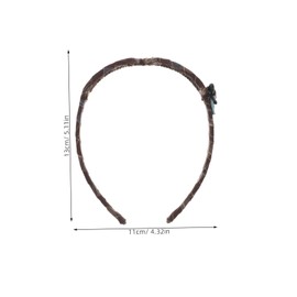 FOMIYES Fashion Bow Headband Glasses Frame for Holiday Parties Comfortable Hairband Eyewear for Year Photo Props Scalp-friendly Design for Festivals and Celebrations