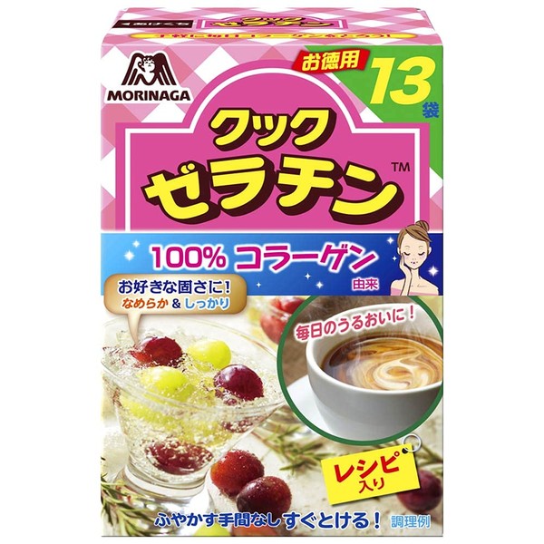 Morinaga Confectionery cook gelatin 13 bags (5g x 13P) x 4 boxes