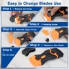 Aisoso Razor Scraper Tool 2 Pack, Razor Blade Scraper Tool