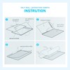 Uinkit 10mil Thicker Self Sealing Photo Laminating Pouches 4 x