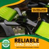 Car Tie Down Straps for Trailers with J Hooks (4PK)