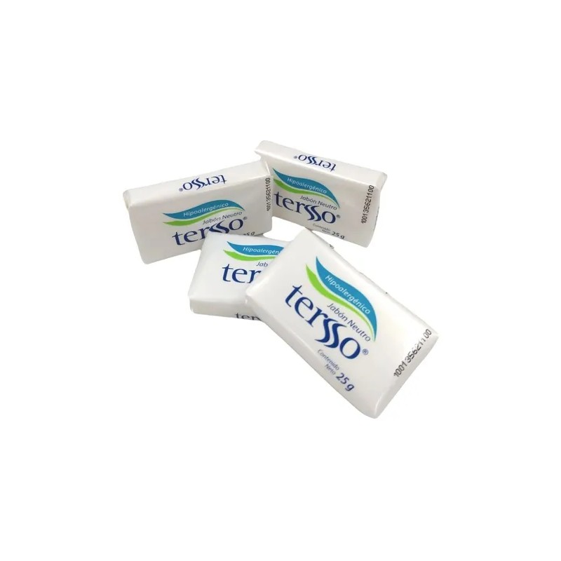 Jabon Tersso 25 Gr Caja Con 50 Piezas