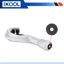 ICOOL Tubing Cutter 3/16 to 2-5/8 Inch (5-67 mm) for Aluminum Copper Brass PVC Pipe Thin Stainless Steel Tube, with Extra Blade