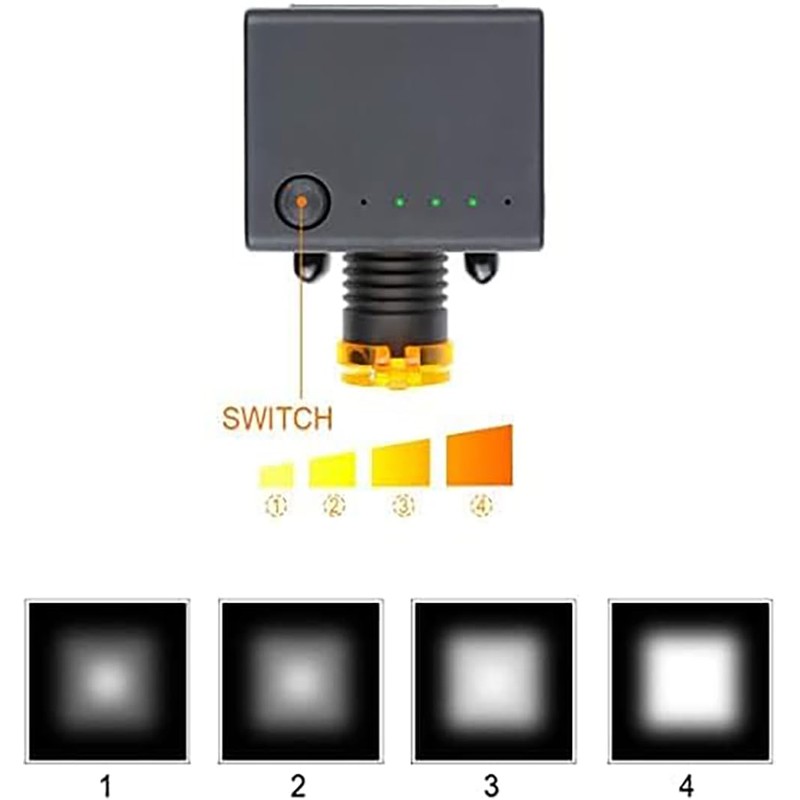 Generic Powerful LED Headlight Headlamp for Dental Loupes Wireless Medical