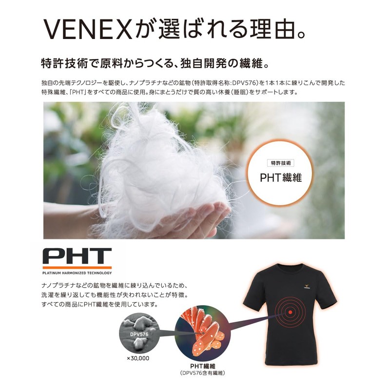 VENEX 6438 Men's Recovery Wear, General Medical Devices, Recharge+ Half