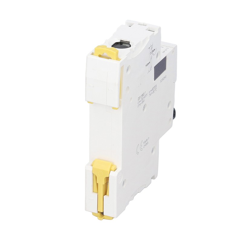 1P Miniature Circuit Breaker Low Voltage DIN Rail Mount Protection