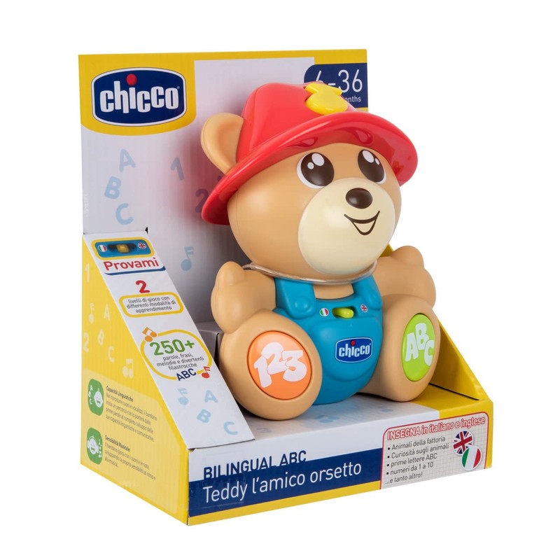 Chicco - ABC Teddy Friend with Lights and Sounds, Funny