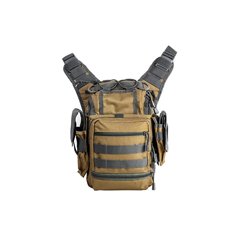 VISM by NcSTAR CVFRB2918TU First Responders Utility Bag, Tan with