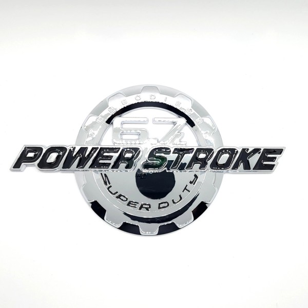 Modern Automotive Designz Chrome 6.7L Turbo Diesel Emblem Fits 2011-16