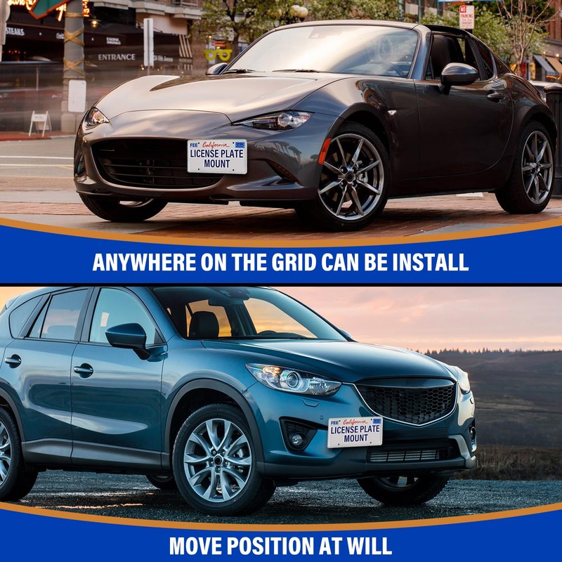 No Drill Front License Frame Compatible with Mazda CX-5 |