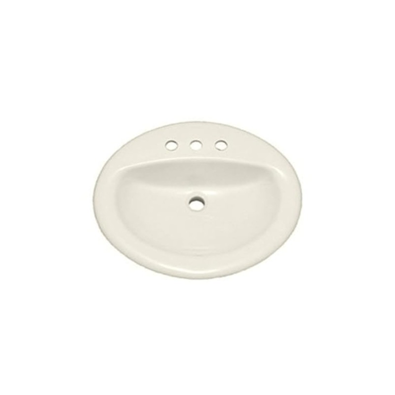 PROFLO PF20174 Rockaway 20-1/2" Oval Vitreous China Drop In Bathroom