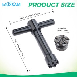 MUXSAM 6pcs Golf Weights Screws Kit for Ping G25 I25 Driver Fairway Wood Hybrid 2.5g 4g 5.5g 7g 8.5g 10g with Wrench and Screw Bag