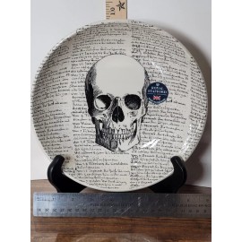 Royal Stafford 9 in Victorian English Pottery, Royal Stafford "Skull Script" Pasta/Serving Bowl