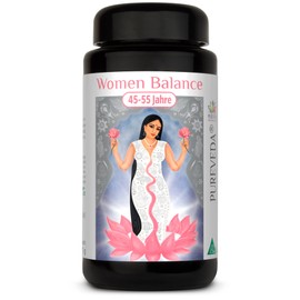 Women Balance 45-55 Years - Ayurvedic Herbal Formula - Natural Ingredients Shatavari, Ashwagandha, Coriander, Maca, Yams, Cordyceps Sinensis - No Additives - From BIOTIKON®
