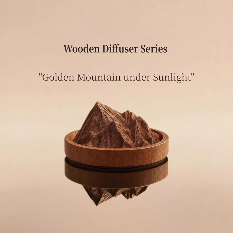 Passive Essential Oil Diffuser Wood No-Electric