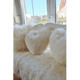 Sheepskin Lambskin Merino Fur Natural Fur Cream Ecologically Tanned Size 110-120