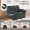 Easy-Going Stretch Fleece Armchair Covers, Non Slip Sofa Chair Covers,