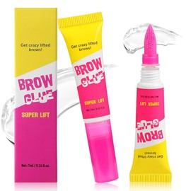 Professional Makeup Gel de Cejas, The Brow Glue, Estilizador de Cejas en Gel, Cabezal de Cepillo Incorporado, a Prueba de Sudor, Crea un Aspecto de Maquillaje Natural, 7ml