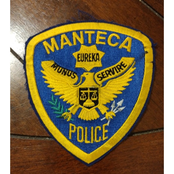 Manteca Police Eureka SHOULDER PATCH (Blem)