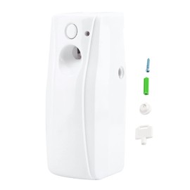 Automatic Air Freshener Dispenser, Wall Mounted Fragrance Aerosol Spray Dispenser, Indoor Automatic Spray with Light Sensor for Bathroom, Washroom, Hotel, Office, Commercial