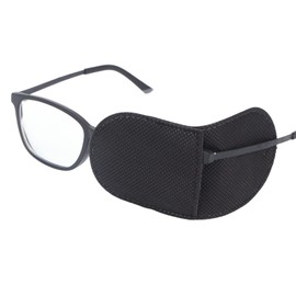 Eye Patch,6pcs Eye Patches Professional Amblyopia Eye Patch Black Glasses Eye Patch Cover for Lazy Eye Amblyopia Strabismus Eye Patch(Black)