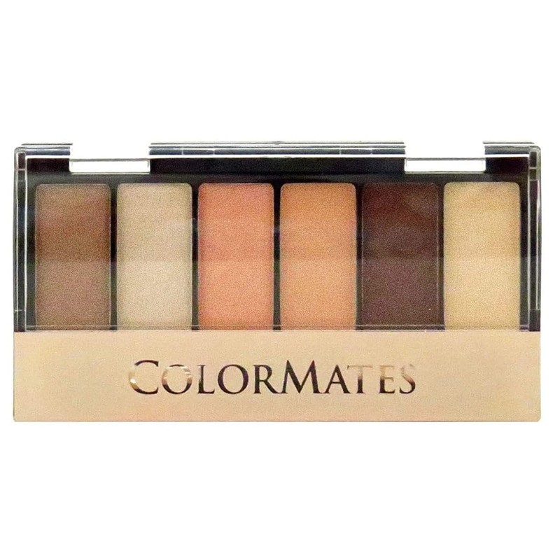 COLORMATES Mineral Eyeshadow 6 Shades Palette (Natural Beauty)