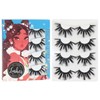 Losha 25mm Lashes,3D Faux Mink Lashes Fluffy Volume Eyelashes Thick