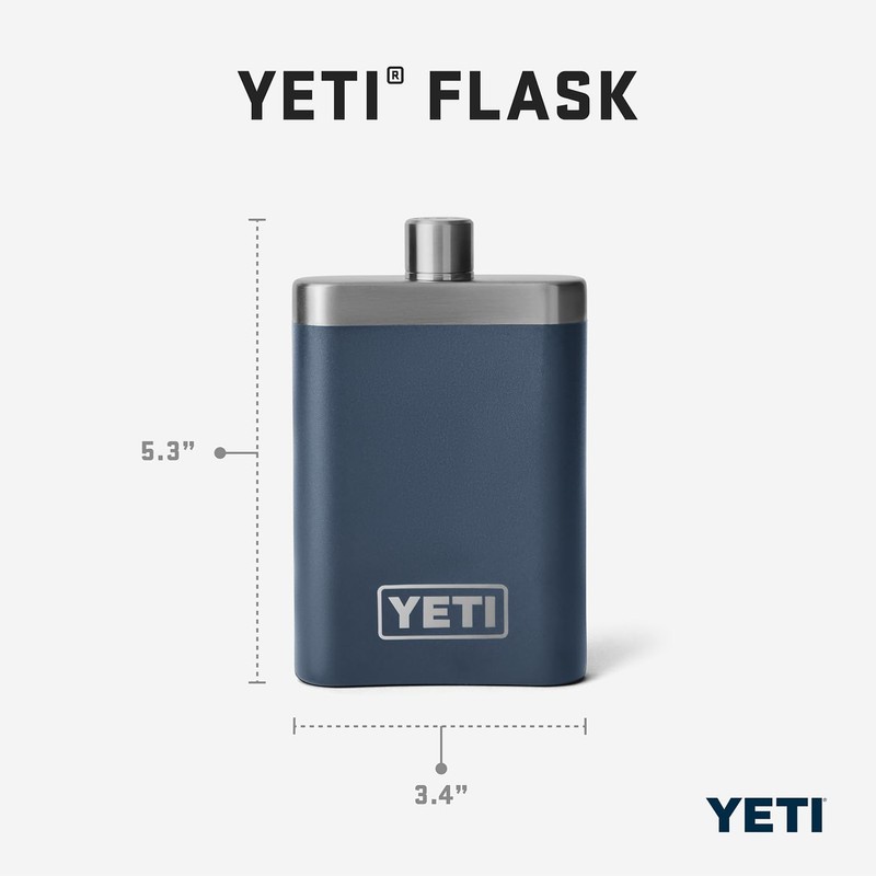 YETI 7 oz Flask and Funnel, Tan Camo