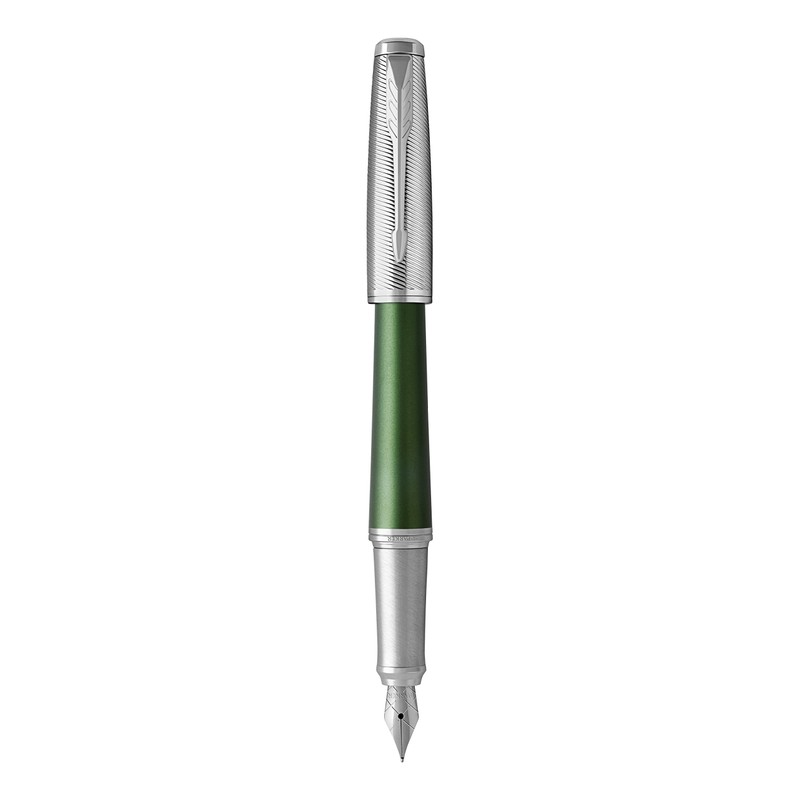 Parker Urban Fountain Pen, Premium Green with Fine Nib and