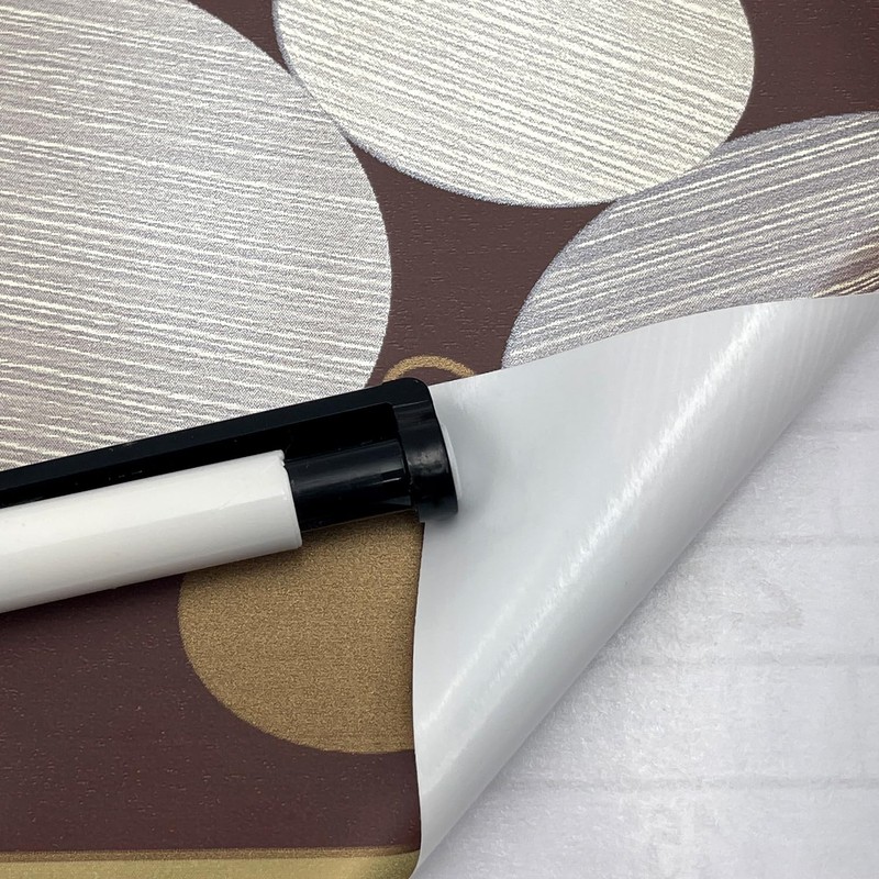 SimpleLife4U Ellipse Pattern Wallpaper Border Roll Peel & Stick Wall