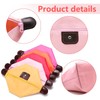JLNGTHONG 6 Pieces Cosmetic Pouch, Dumpling Shape Makeup Pouch Travel
