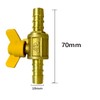 Da by Two-way hose valve Hose Barb Ball Valve (for