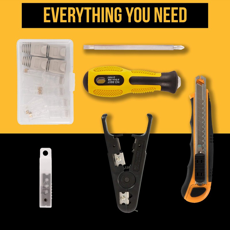 InstallerParts Professional Network Tool Kit 15 In 1 - RJ45