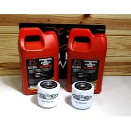 Pro Parts Place, PPP Bad Boy Mower Hydrogear Transmission Service Kit for Rogue & Outlaw XP 2 gallons 20W50 Hydro Oil and (2) Bad Boy OEM Filters.