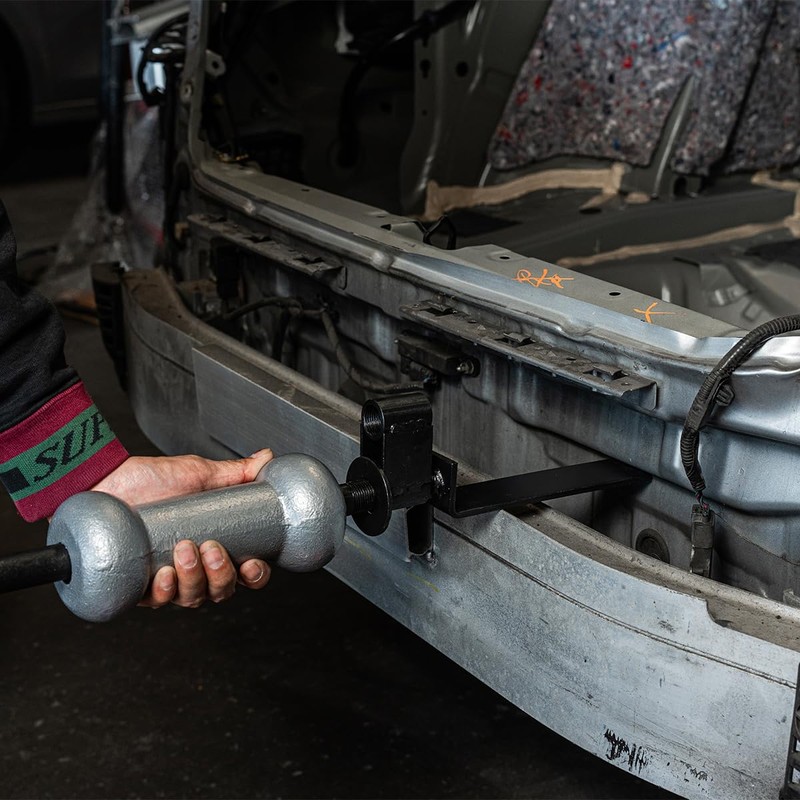 XtremepowerUS 13-Pieces Automotive Dent Remover Puller Body Set 10-Pound Sliding