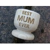 FastCraft BEST MUM EVER GREATEST WOODEN EGG CUP PRESENT IDEA