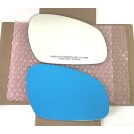 New Replacement Mirror Glass with Full Size Adhesive for 2019-2024 Genesis G70 Passenger Side View Right RH