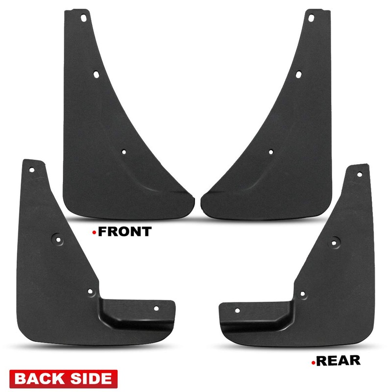 A-Premium 4PCS Splash Guards Mud Flaps Mudguards Compatible with Dodge