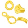 35KN Figure 8 Word Rope Descender Rappel Ring Rock Climbing