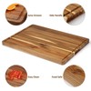 Acacia Cutting Boards for Kitchen, Cheese Charcuterie Board, Extra Large