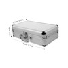 Veemoon Password Suitcase Briefcase Toolbox Silver Aluminum Briefcase Base Tool