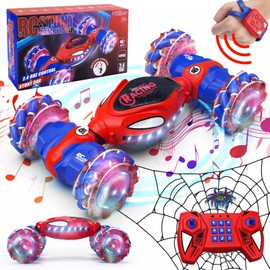 Ltteaoy Remote Controlled Car from 6-12 Years, Spider Toy from 6 7 8 9 10 11 12 Years Boy Gift Girl Boy Children 6-12 Years RC Car Drift Car Children's Toy from 6-12 Years Outdoor Toy