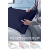 Cotton Delight Standard Pillow Cases Set of 2 Blue 100%