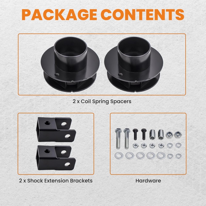 maXpeedingrods 2.5in Front Leveling Lift Kit for Ram 2500 3500