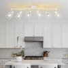 WILON Track Lighting Fixtures, 6 Light Kit Flush Mount Ceiling